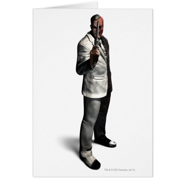 Två-Ansikte Färg Hälsningskort (Framsidan)