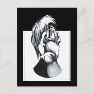 Två Ansikte Grief Vykort