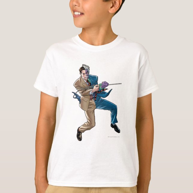 Två Ansikte i rep Tee (Framsida)