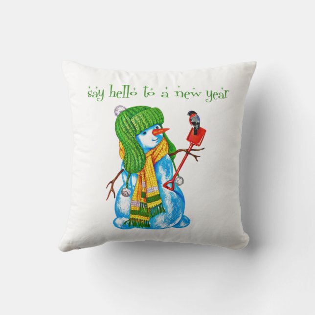 två ansikte pilar kudde (Baksida)