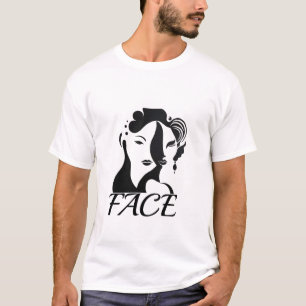 två ansikte t shirt