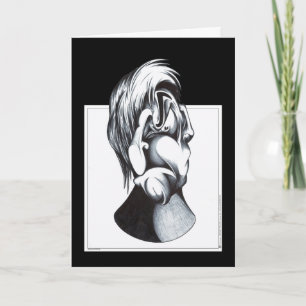 Två ansikten av sorg kort