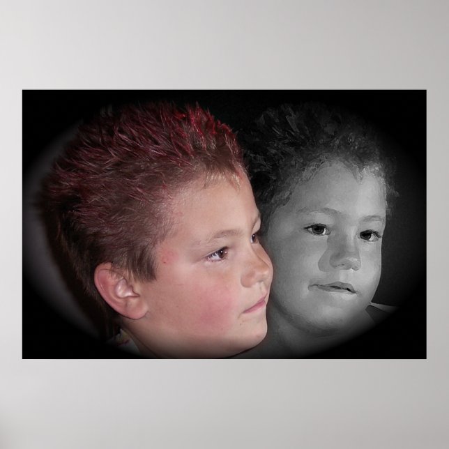 Två ansikten poster (Framsidan)