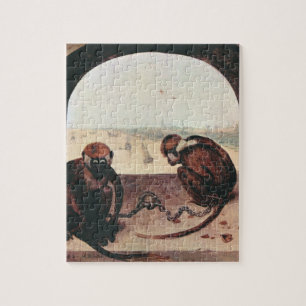 Två apor av Pieter Bruegel Pussel