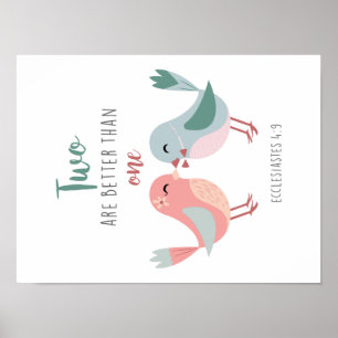 två är bättre än en kristen poster