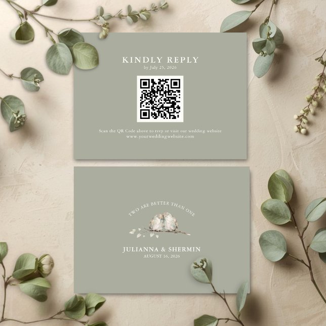 Två är bättre än en RSVP-kort Tilläggskort (RSVP Card)