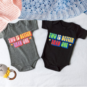 Två är bättre än en Twin Girl T Shirt