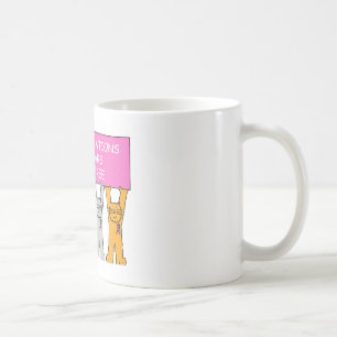 Två år efter det att cancern försvunnit. kaffemugg