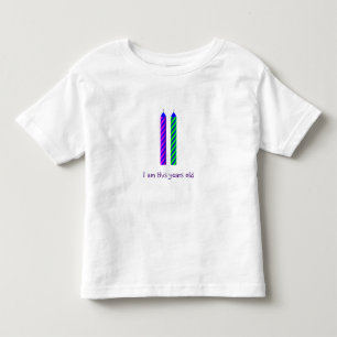 Två år gammal födelsedag T-Shirt