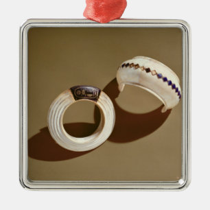 Två armband, från graven av Tutankhamun Julgransprydnad Metall