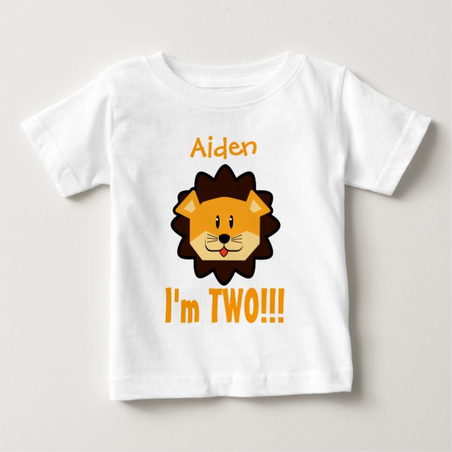 Två års andra födelsedagspojke eller flicka med Le Tee Shirt (Framsida)