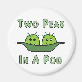 Två ärter i en Pod Magnet