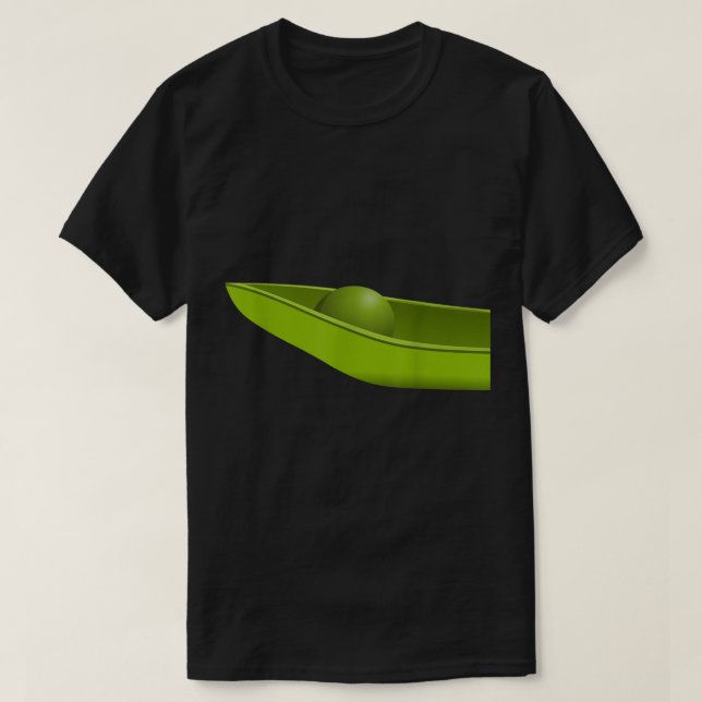 Två ärter i en Pod som matchar Par Costume Hallowe T Shirt (Design framsida)