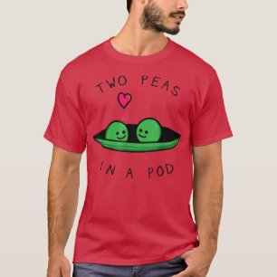 Två ärter i en Pod två ärter, Vegan, Vegetarian Tw T Shirt