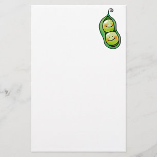 Två ärtor i en pod brevpapper