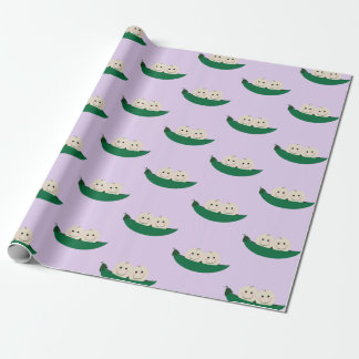 Två ärtor i en pod kopplar samman babyen presentpapper