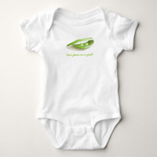 Två ärtor i en pod t-shirt