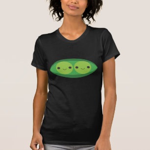 Två ärtor i en pod t-shirt