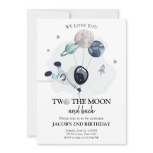 Två Astronaut Space Boy 2:a födelsedagen