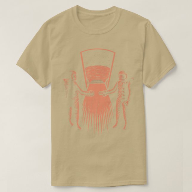 Två Astronauter Ljuny Game Space Enthusiast Cosmon T Shirt (Design framsida)