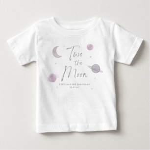 Två av Måne Birthday Shirt T