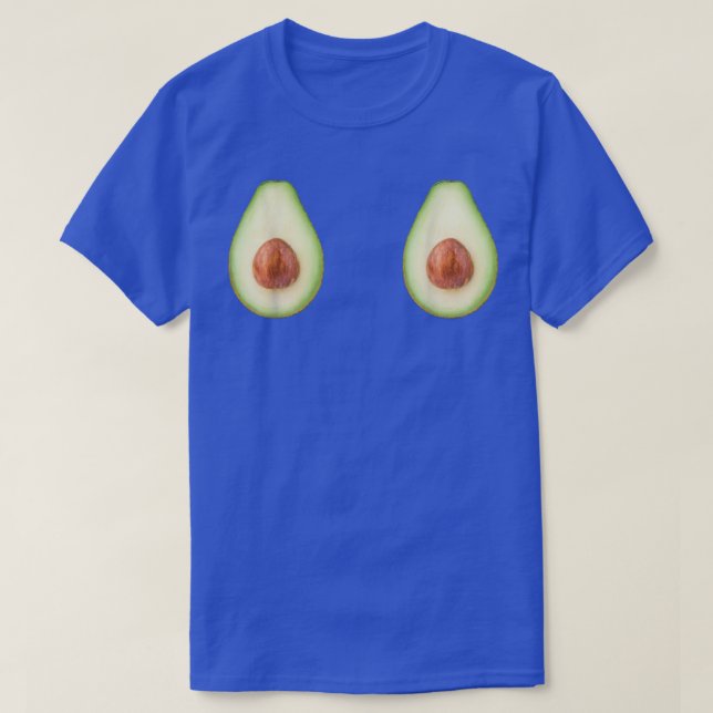 Två Avocado Funny Hipster T T Shirt (Design framsida)