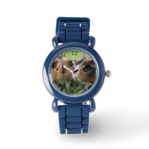 Två Baby Tortoishell Guinea Grisar, Armbandsur