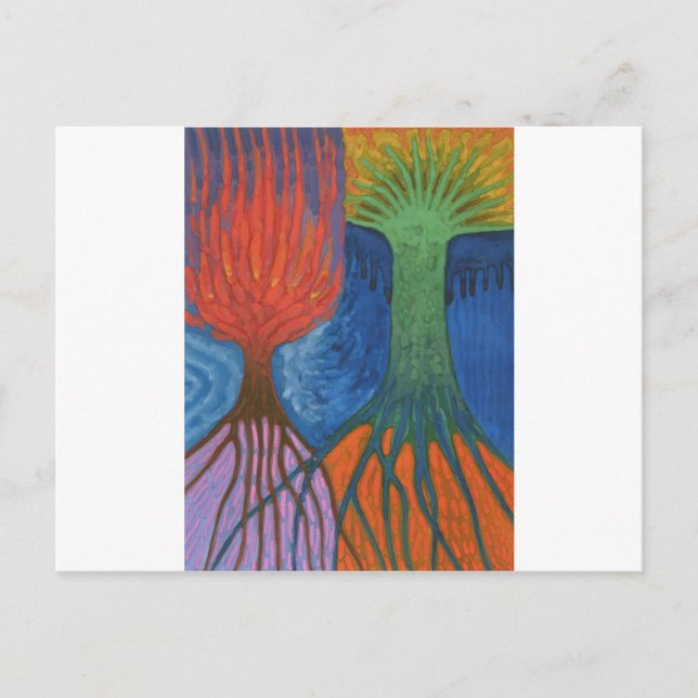 Två Backe Vykort (Framsida)