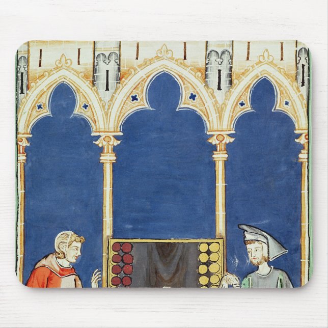 Två Backgammonspelare Musmatta (Framsidan)