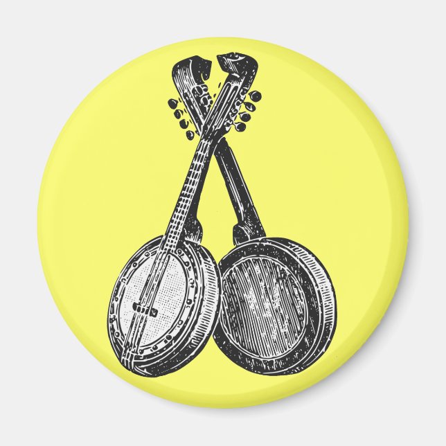 Två Banjos Magnet (Framsidan)