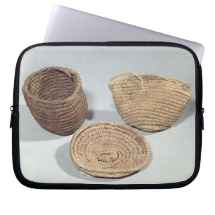 Två basket och en täcka (vävde laptop sleeve