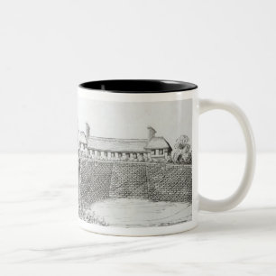 Två batterier på det Southampton huset Två-Tonad Mugg