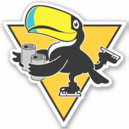 Två behållare, huvudsaklig Anpassningsbar för Logo Klistermärken