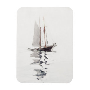 Två behärskade elever med tory av Winslow Homer Magnet