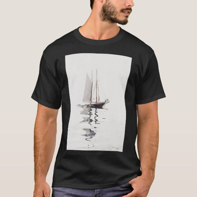 Två behärskade elever med tory av Winslow Homer T Shirt (Framsida)