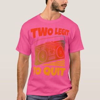 Två ben för att avsluta det berömda Hip hop-temat T Shirt