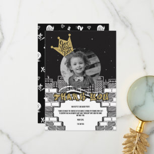 Två ben som du vill avsluta med ett enkelt tackkor tack kort