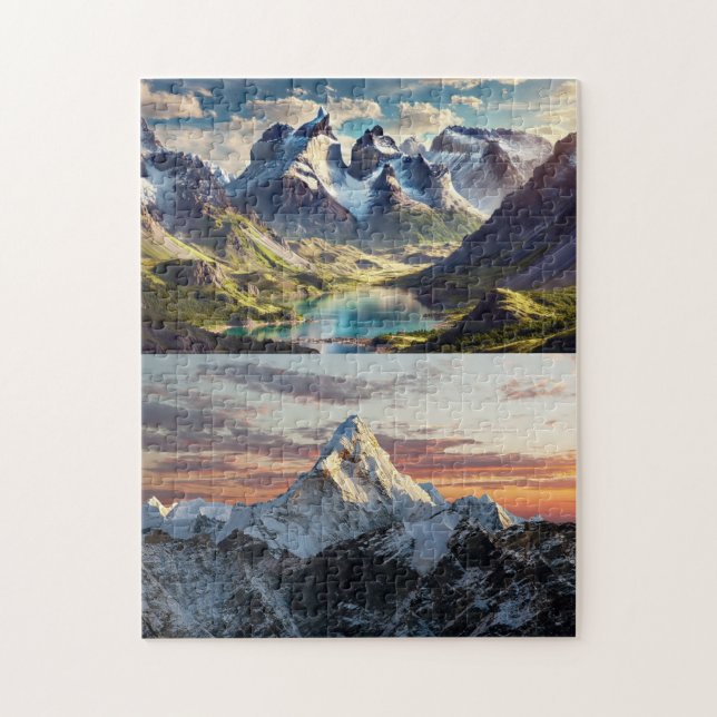 Två bergsmusslor pussel (Vertikal)