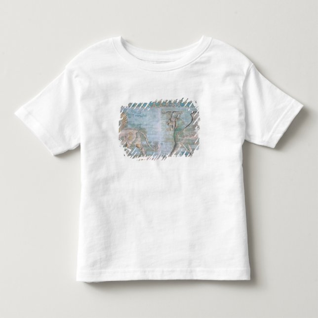 Två bevingada griper, från slotten av t-shirt (Framsida)