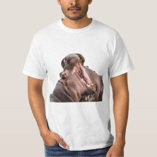 Två Big Mouth Hippo T Shirt