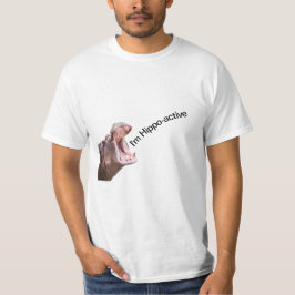 Två Big Mouth Hippos T-shirt