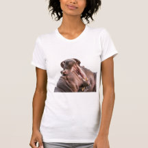 Två Big Mouth Hippos T-shirt