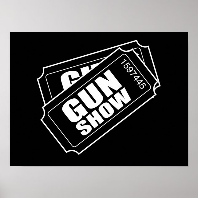 Två Biljett till Gun Show Poster (Framsidan)