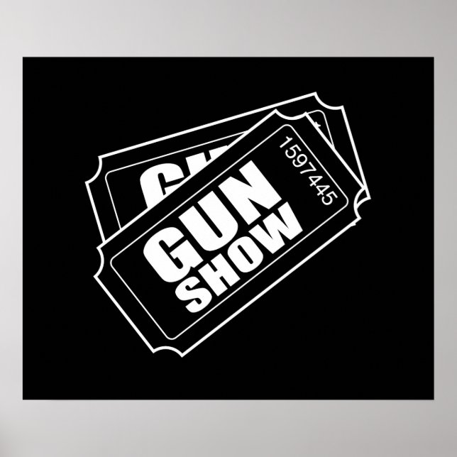 Två Biljett till Gun Show Poster (Framsidan)