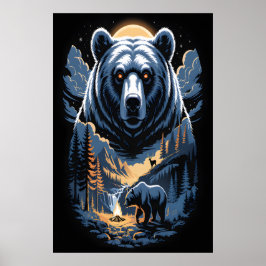 Två björnar i den mörka skogen 3 poster