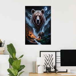 Två björnar i den mörka skogen 4 poster