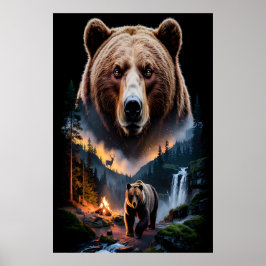 Två björnar i den mörka skogen 5 poster