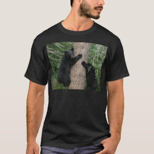 två björnar i ett träd t-shirt