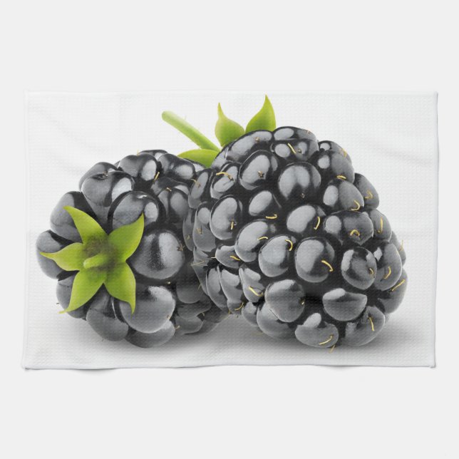 Två björnbär kökshandduk (Horisontell)