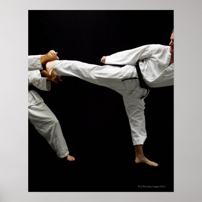 Två Blackbelts Sparring 2 Poster (Framsidan)